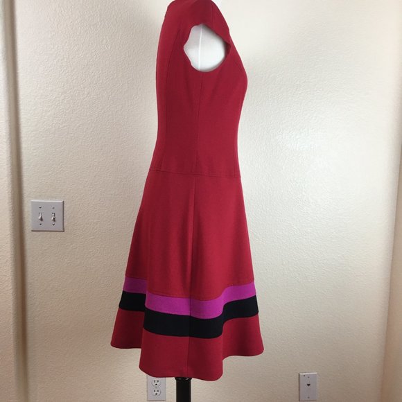 Anne Klein Cap Sleeve Work Dress - Picture 5 of 6